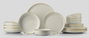 Hermia Vajilla de Porcelana MOD16YSA45R520, 16 Piezas, Multicolor
